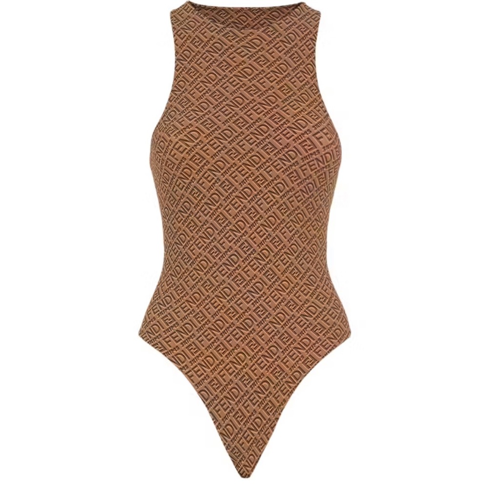 Fendi X Skims - New Tan California high neck bodysuit Large